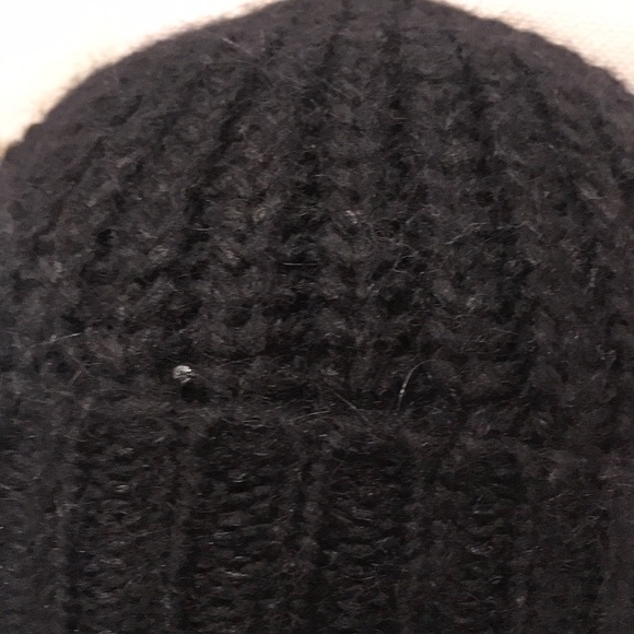 NEW Zadig & Voltaire sequin black knit hat- unisex - Picture 5 of 7